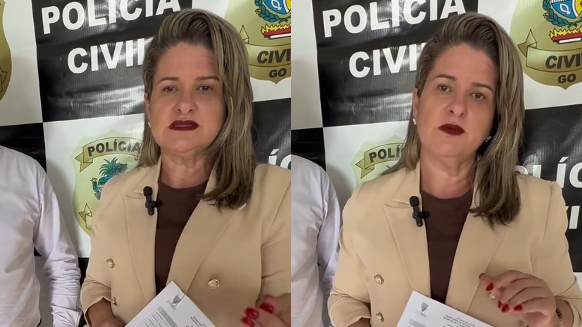 Seliane da SOS faz boletim de ocorrência após ser atacada por assessora de Thaís Souza