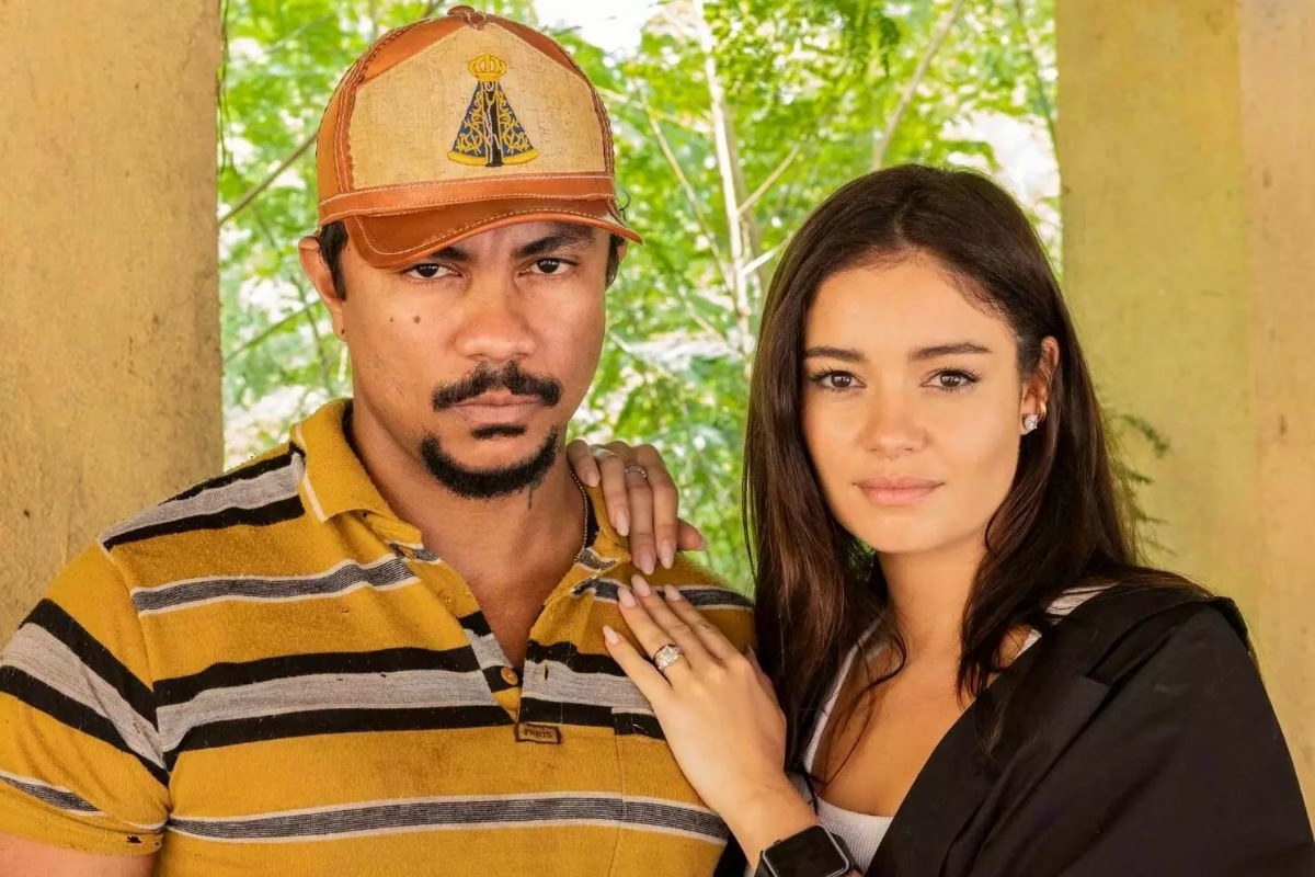 Sophie Charlotte e Xamã fizeram parte do elenco de "Renascer" (2024). (Foto: Reprodução/TV Globo)