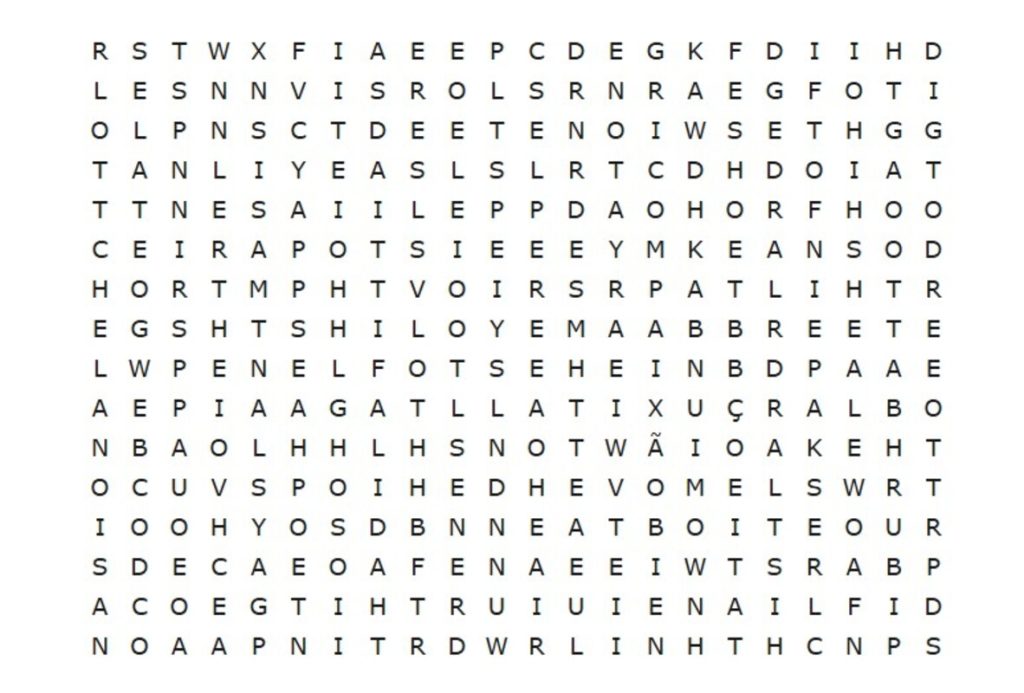 Teste seu raciocínio rápido: encontre “COMPAIXÃO” e “ESPERANÇA” em apenas 15 segundos neste caça palavras