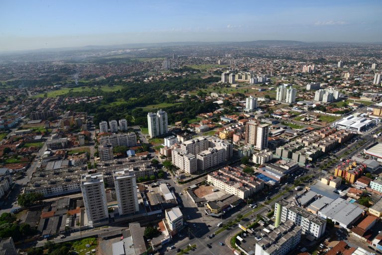 Vista aérea de Aparecida de Goiânia. (Foto: Divulgação/Prefeitura de Aparecida de Goiânia)