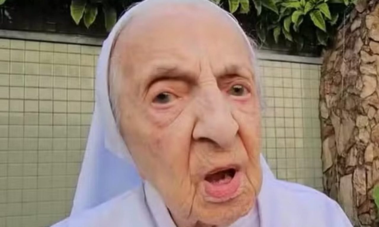Inah Canabarro Lucas era considerada a pessoa mais velha do mundo. (Foto: Reprodução)