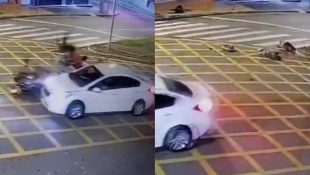 Motorista fugiu sem prestar socorro. (Foto: Reprodução)
