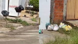 Problemas na coleta de lixo se tornaram frequentes, segundo denúncia. (Foto: Reprodução)