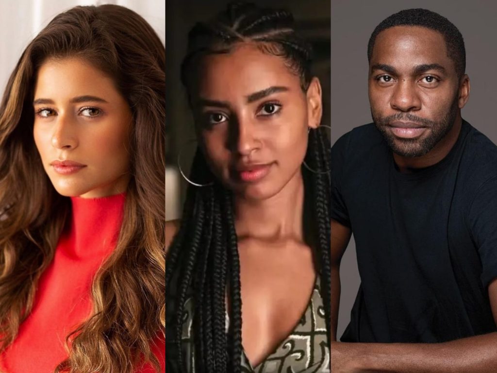 Isadora Cruz, Gabz e Lázaro Ramos já estão confirmados no elenco da novela. (Foto: Redes Sociais/Tv Globo)