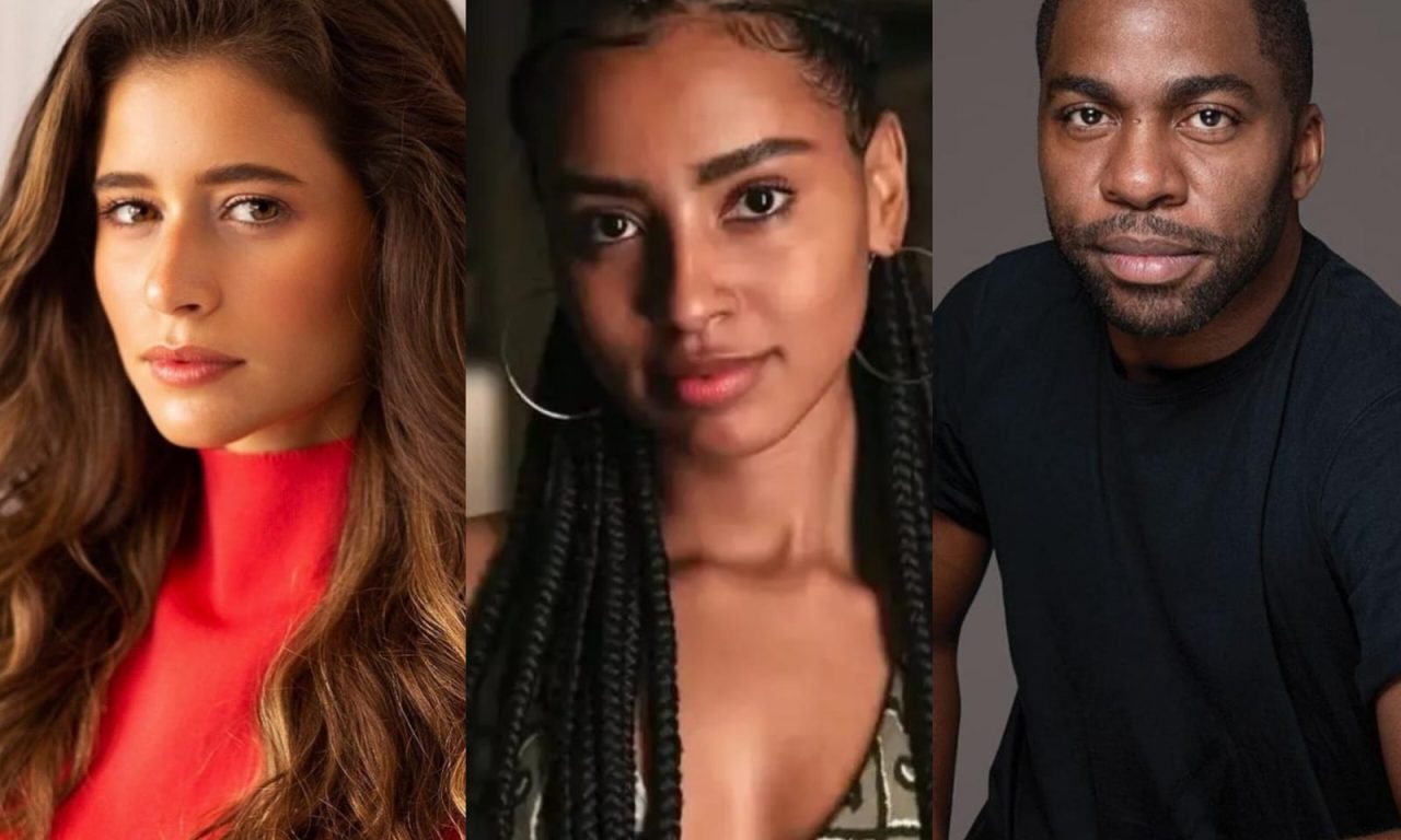 Isadora Cruz, Gabz e Lázaro Ramos já estão confirmados no elenco da novela. (Foto: Redes Sociais/Tv Globo)