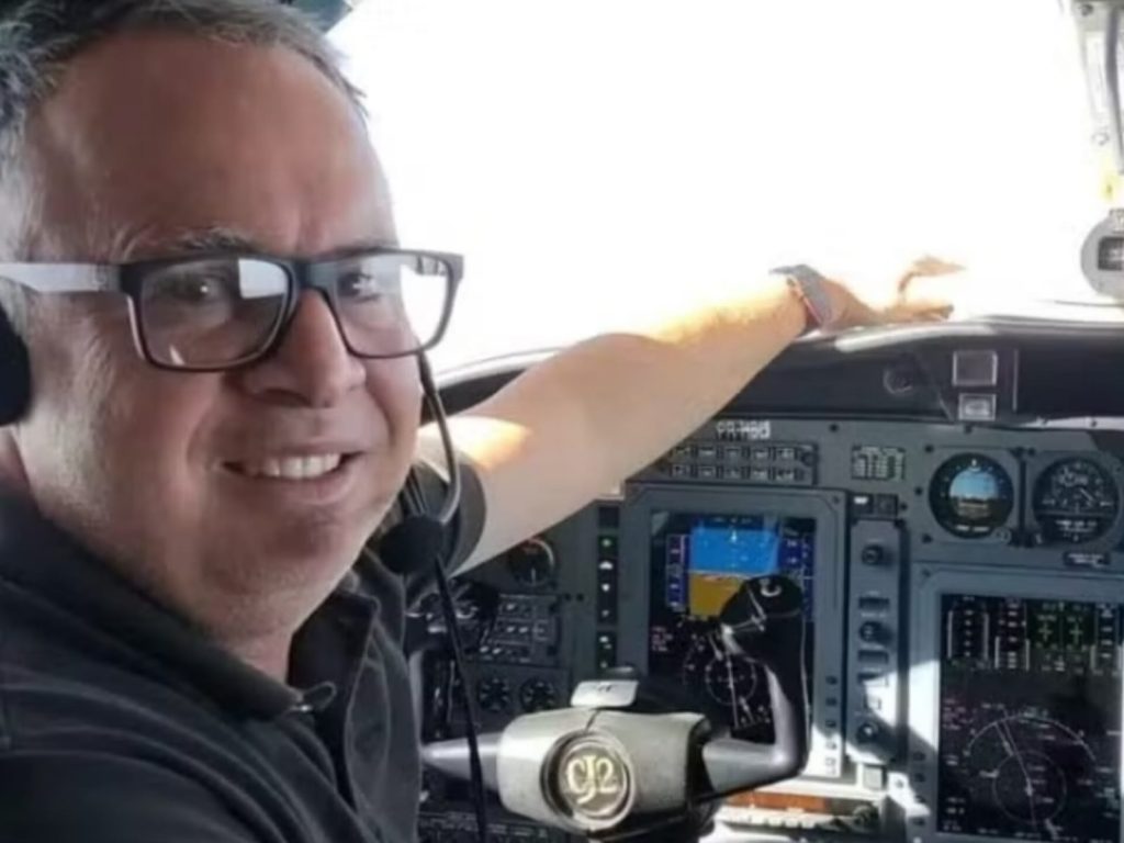 Ludio Moraes era comandante do Serviço Aéreo do Estado de Goiás e piloto de avião (Saeg). (Foto: Redes Sociais)