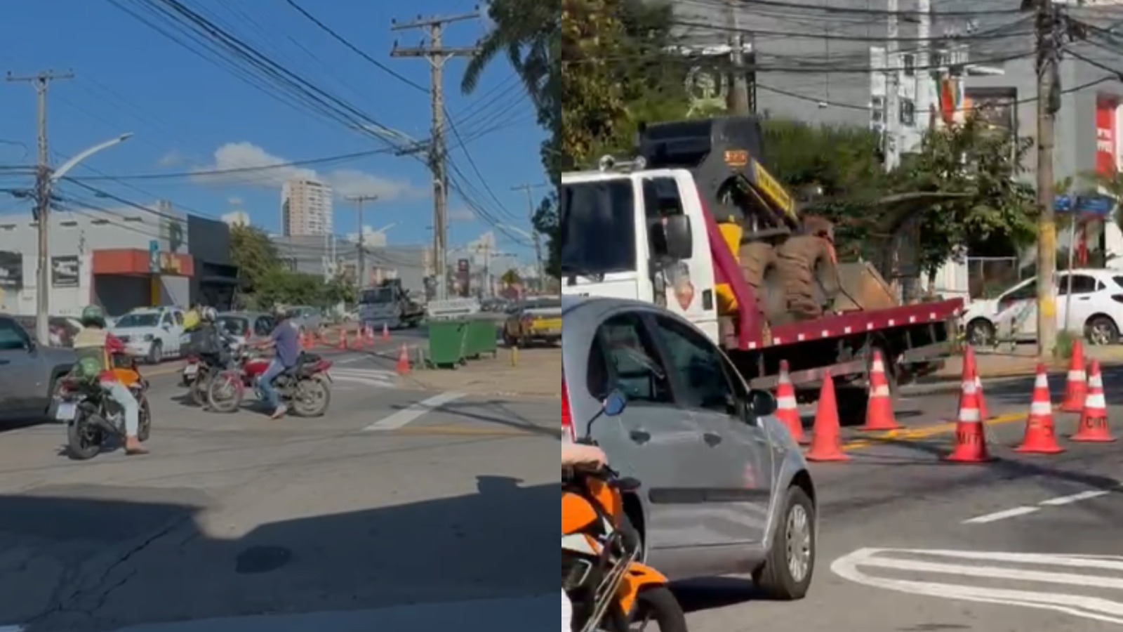Nova cratera se abre na Avenida São Francisco e CMTT isola área