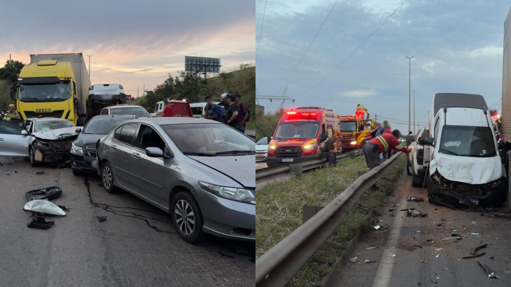 Acidente aconteceu na BR-153, entre Goiânia e Aparecida de Goiânia.