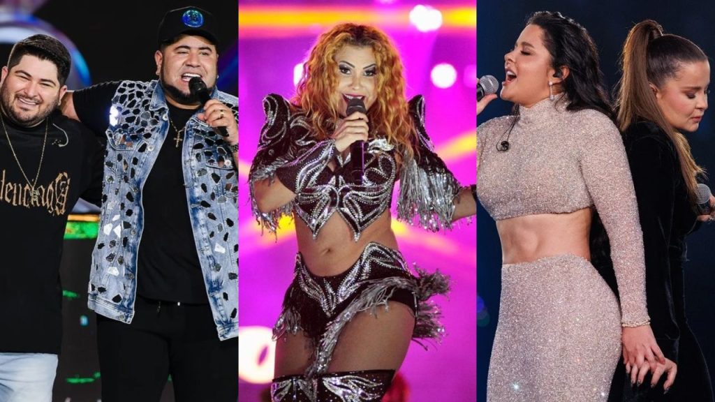 Barões de Pisadinha, Joelma e Maiara & Maraísa serão atrações em Senador Canedo. (Foto: Reprodução/Redes Sociais)