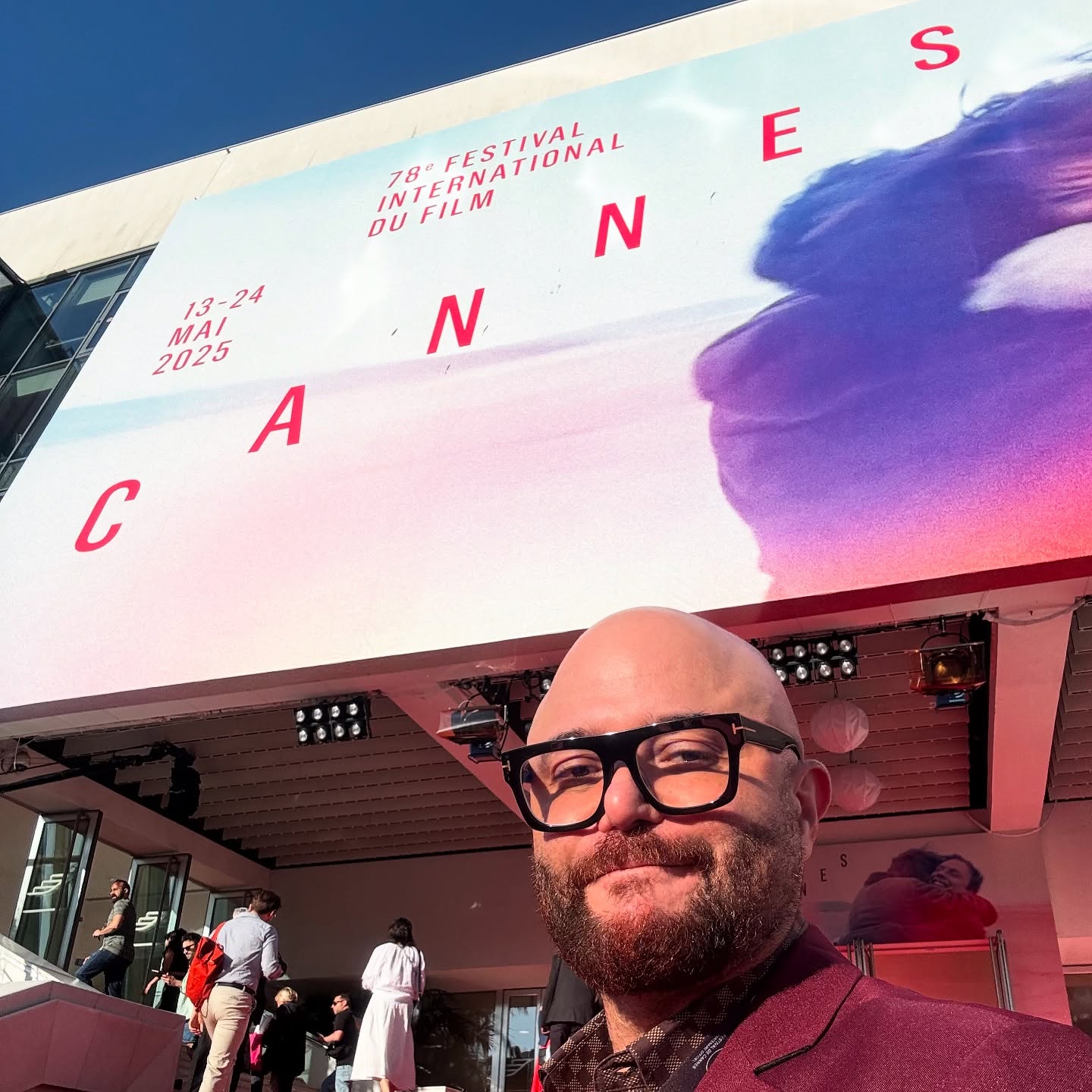 Cristiano Sousa está presente no Festival de Cannes. (Foto: Reprodução/Redes Sociais)