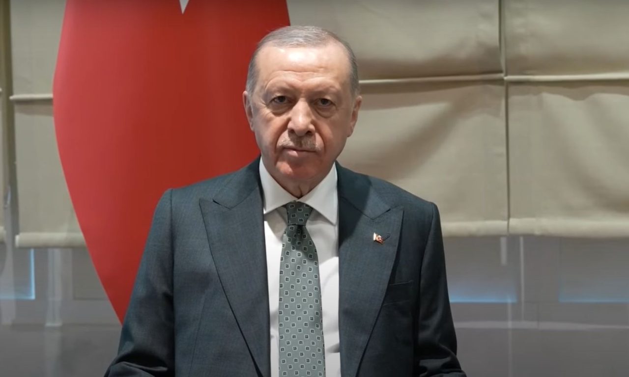 Presidente da Turquia, Recep Tayyip Erdogan.