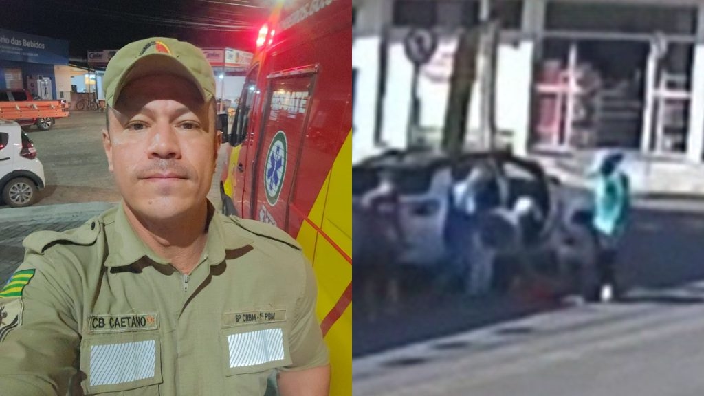 Cabo Caetano teve atuação essencial para salvar idoso que passava mal.