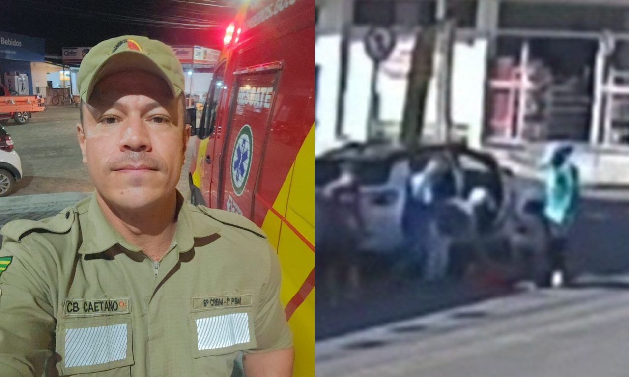 Cabo Caetano teve atuação essencial para salvar idoso que passava mal.