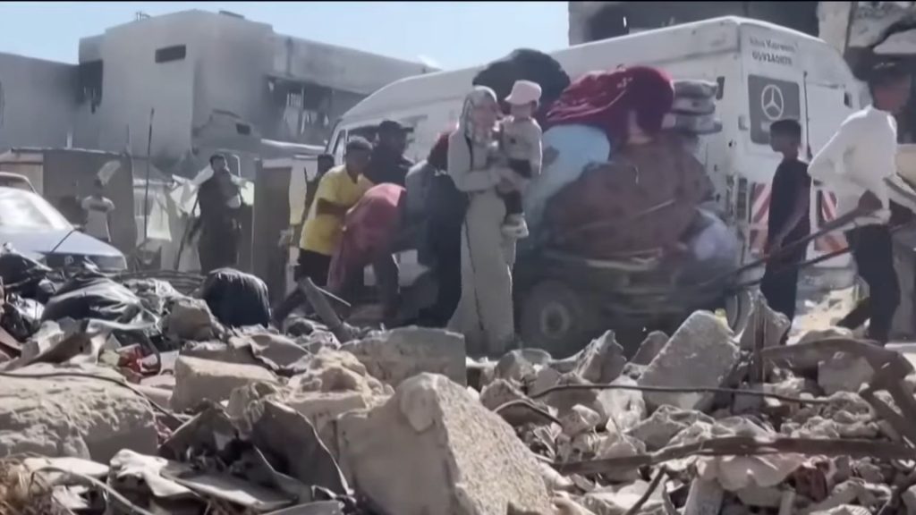 Gaza voltou a ser bombardeada.