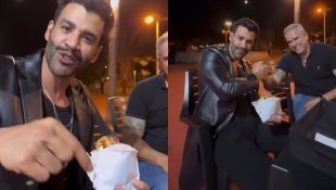 Gusttavo Lima visitou antigo pit dog. (Foto: Reprodução/Redes Sociais)