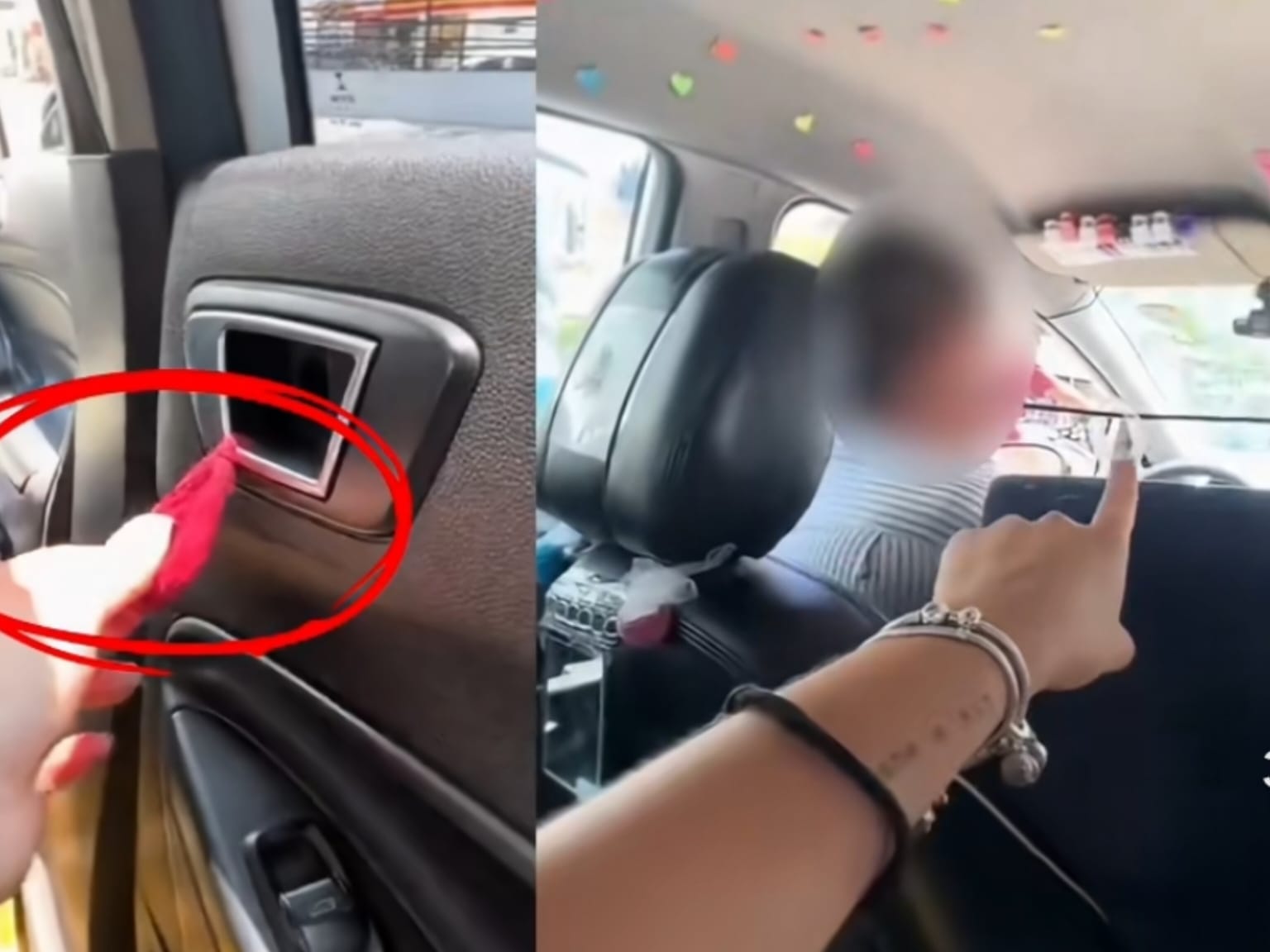 Motorista de aplicativo surpreende passageira com carro adaptado para mulheres