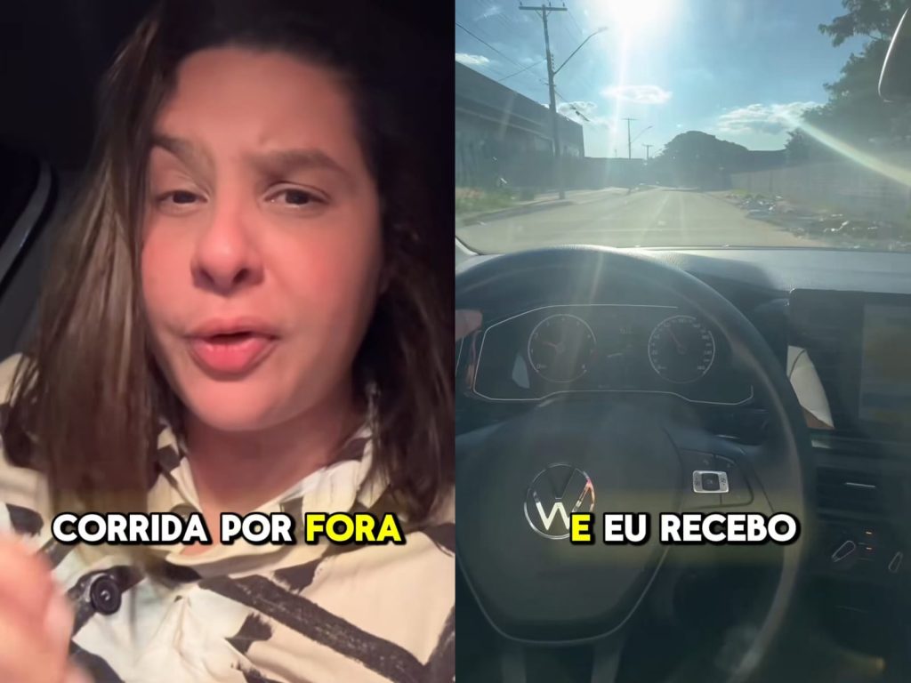 Motorista de aplicativo se livra por pouco de golpe de passageiro: “desconfiar SEMPRE”