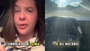 Motorista de aplicativo se livra por pouco de golpe de passageiro: “desconfiar SEMPRE”