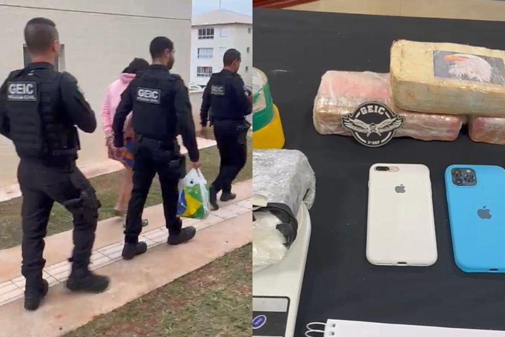 Jovem foi presa após polícia encontrar drogas na casa dela. (Foto: Divulgação/PC)