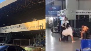 Agressões foram registradas dentro do Terminal Rodoviário Josias Moreira Braga, em Anápolis.