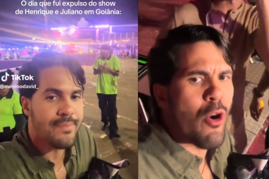 Jovem viraliza após ser "expulso" de show sertanejo em Goiânia