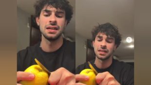Gringo chama atenção ao ensinar o jeito certo de descascar uma laranja (os brasileiros fazem “errado”)