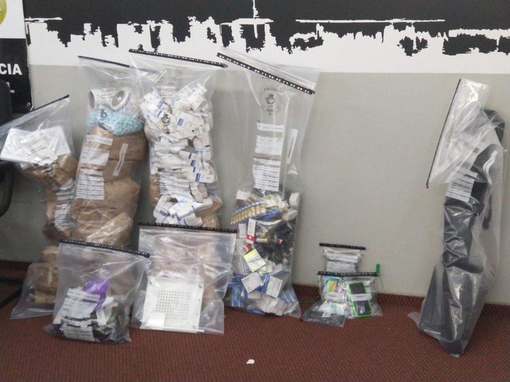 Anabolizantes foram apreendidos. (Foto:Divulgação/PC)