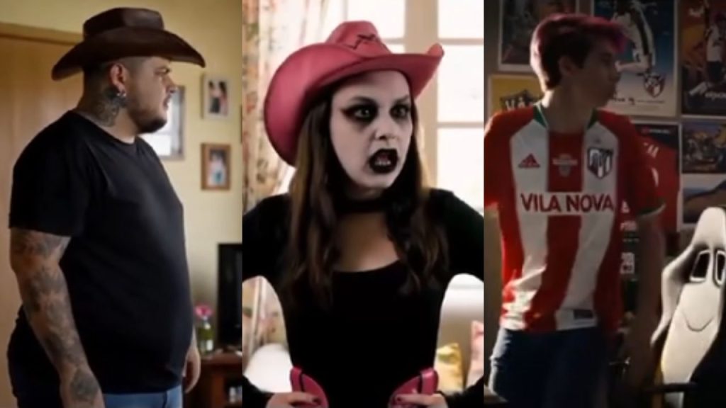 Criações com IA brincaram com situações hipotéticas em Anápolis. (Foto: Reprodução/TikTok)