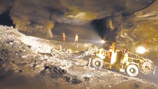 Mina subterrânea da Mineração Serra Grande. (Foto Reprodução/Centro de Tecnologia Mineral)