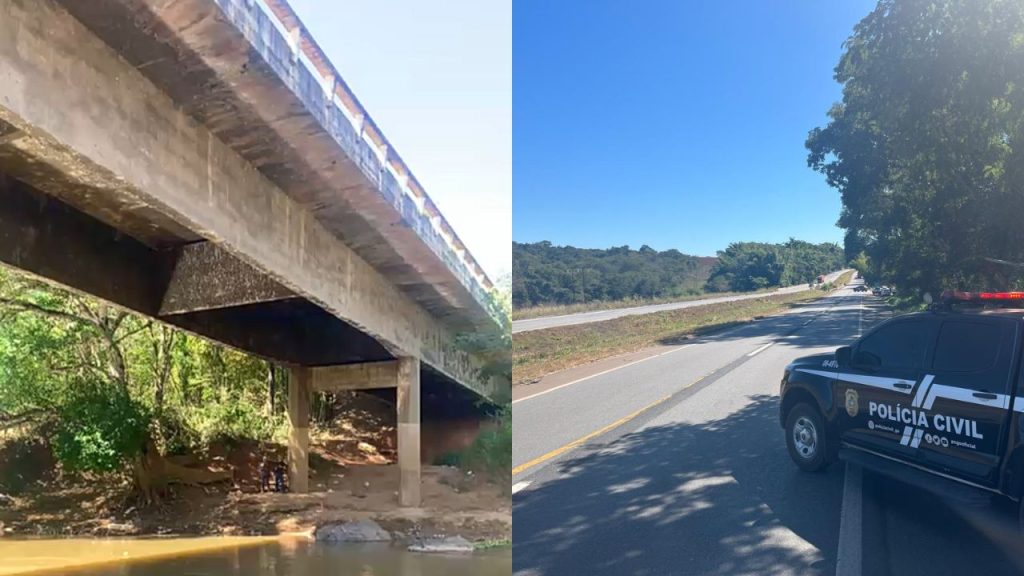 Buscas estão sendo realizadas na área que o motorista despareceu. (Foto Divulgação/PC)