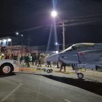 Caça supersônico ainda percorreu mais 2 km terrestre. (Foto: Divulgação/FAB)