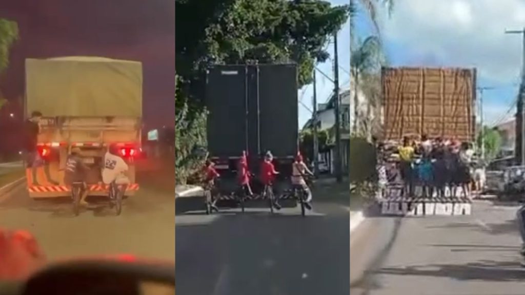 Cena foi registrada em Anápolis. (Foto: Reprodução)