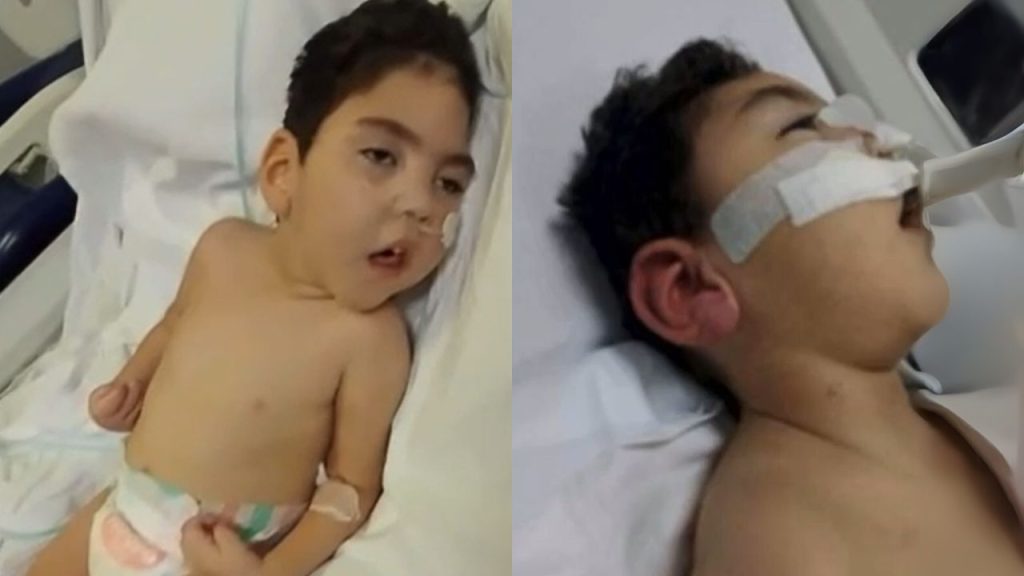 Criança foi a óbito após internação no Hecad. (Foto: Reprodução/TV Anhanguera)