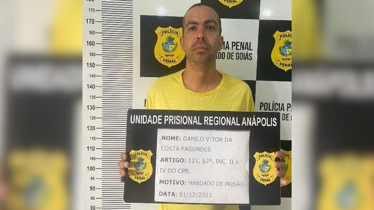 Danilo já havia sido preso anteriormente pelo crime de homicídio. (Foto: Reprodução)