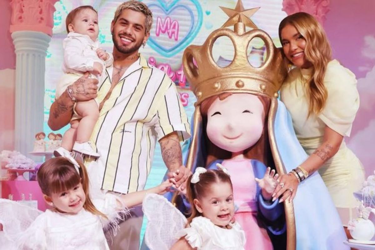 Virginia e Zé Felipe são acusados de cobrar alimentação de equipe durante festa de Maria Alice; assessoria se manifesta