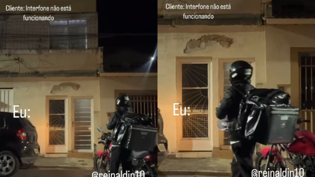 Entregador de delivery desenvolve “método” infalível para avisar que chegou
