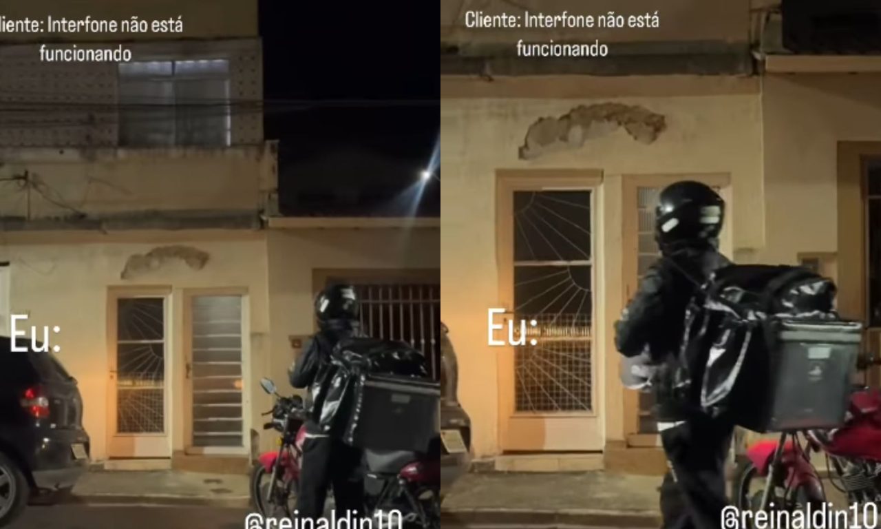 Entregador de delivery desenvolve “método” infalível para avisar que chegou