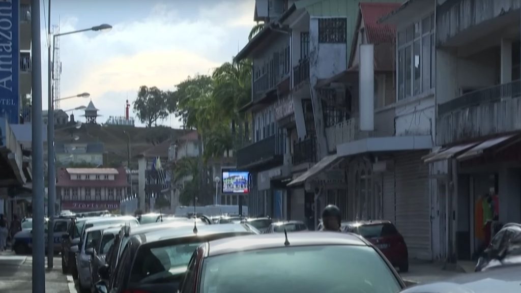 Rua na Guiana Francesa.