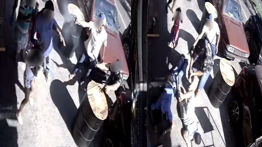 Homem foi baleado em plena luz do dia. (Foto: Reprodução)