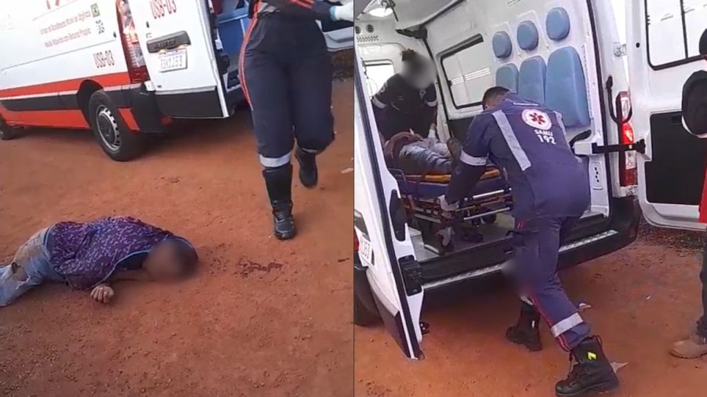 Homem foi levado ao Heana após ser resgatado. (Foto: Reprodução)