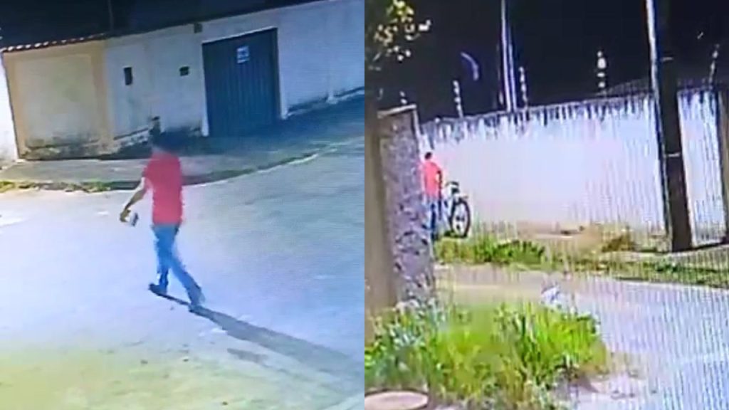 Homem foi visto praticando os crimes. (Foto: Reprodução)