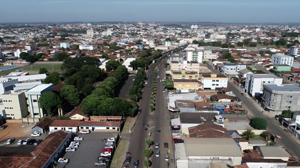 Imagem aérea de Catalão. (Foto: Reprodução/Prefeitura de Catalão)