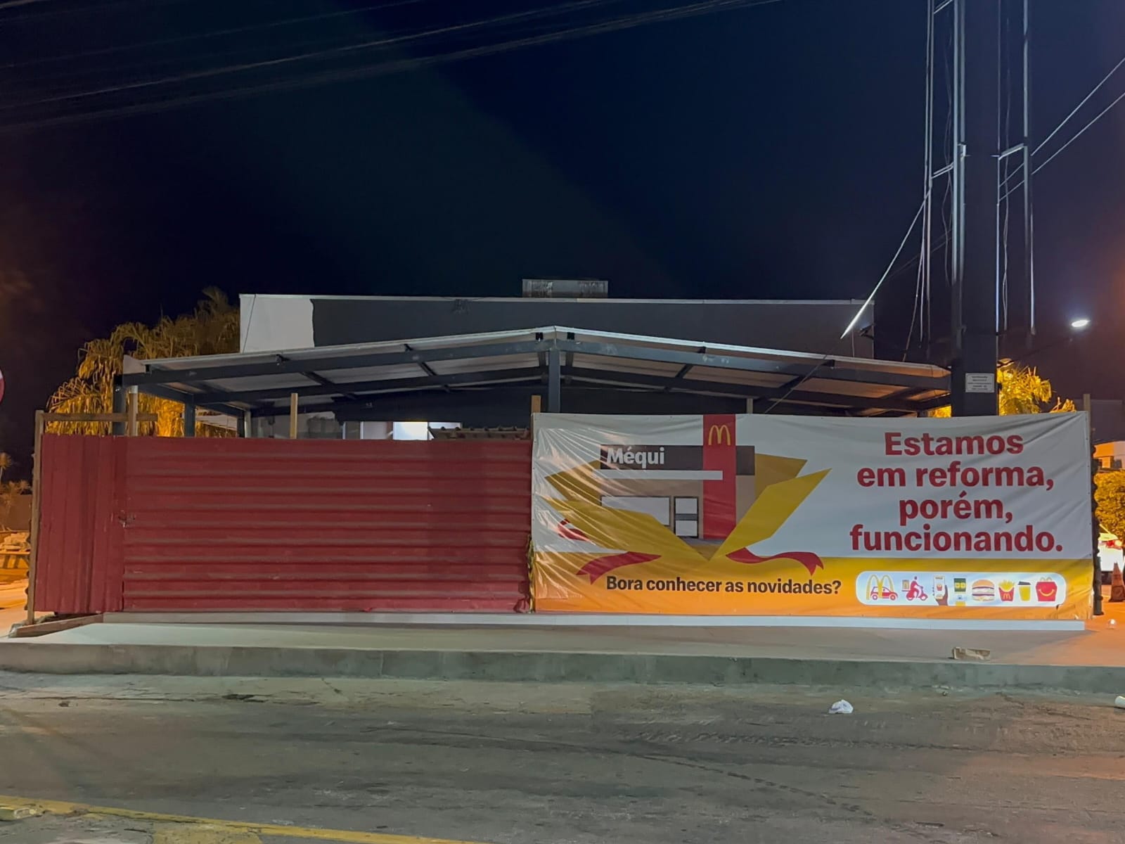 McDonald’s de Anápolis passa por grande reforma para modernizar estrutura