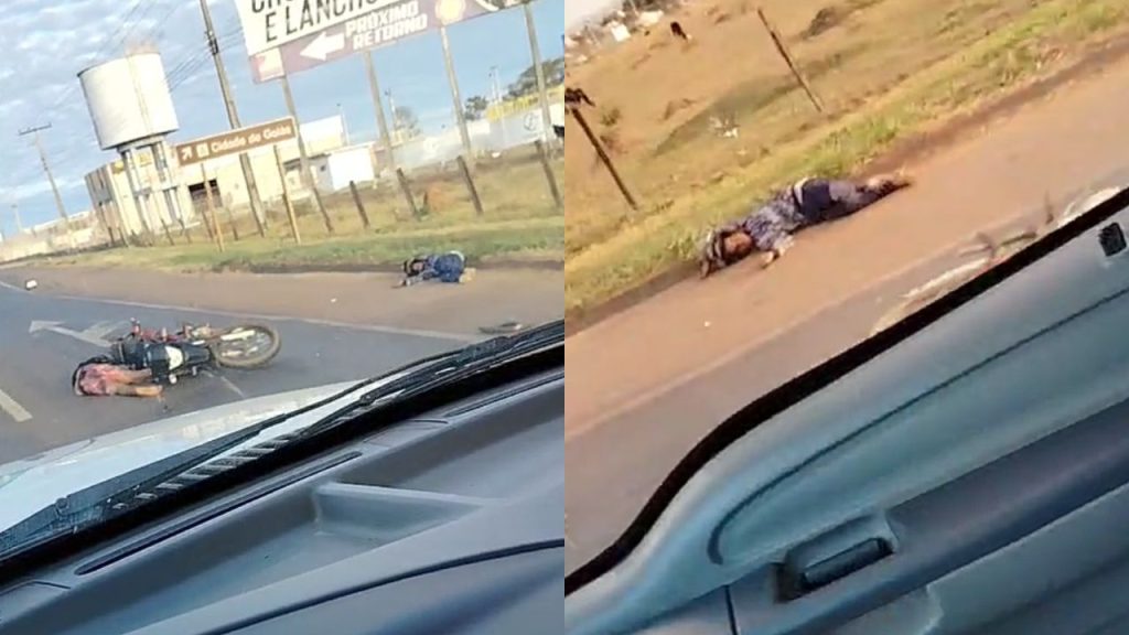 Motociclistas se envolveram em acidente. (Foto Reprodução)