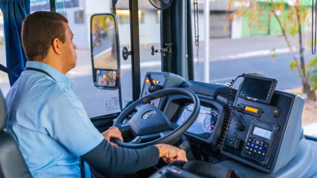Motorista de ônibus de Goiânia. (Foto: Divulgação)