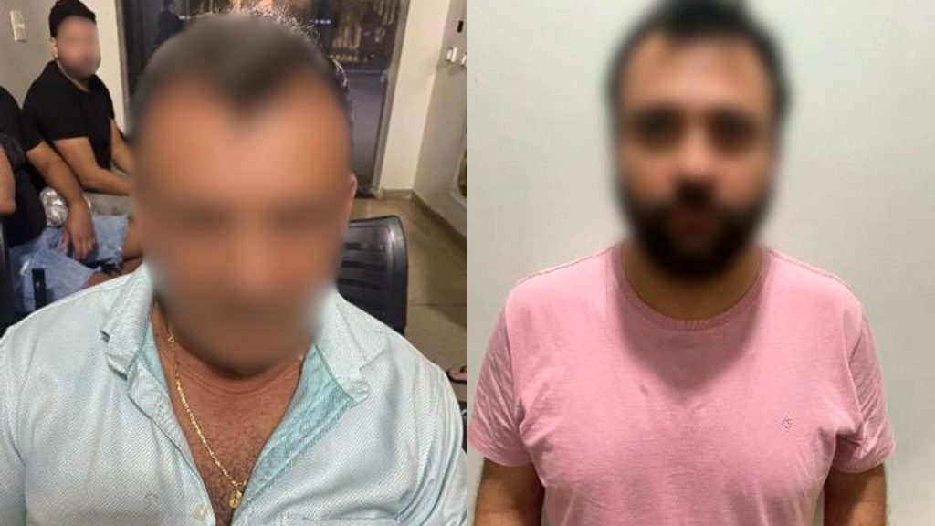 Pai e filho membros da facção foram presos. (Foto: Reprodução)