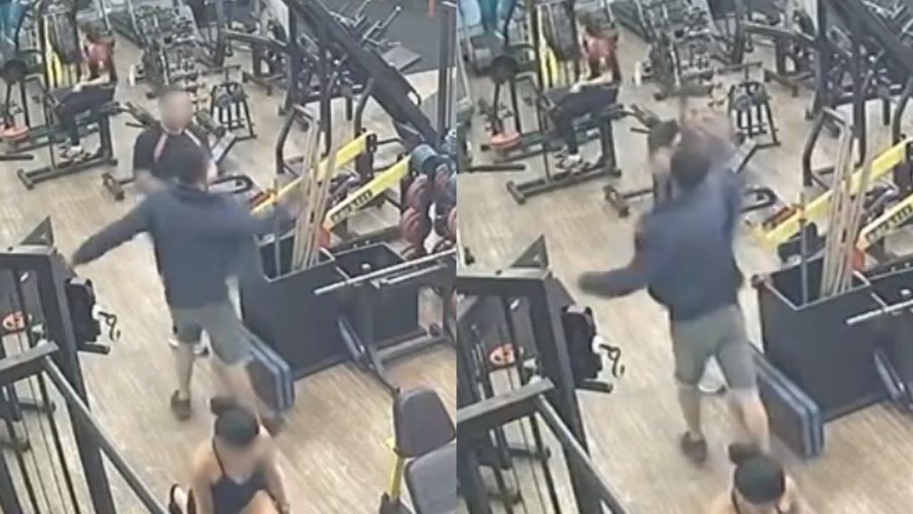 Personal trainer foi agredido dentro da academia. (Foto: Reprodução)
