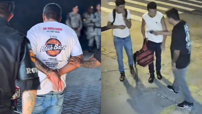 Rotam prendeu suspeito de assaltar irmãos gêmeos. (Foto: Reprodução/Redes Sociais)
