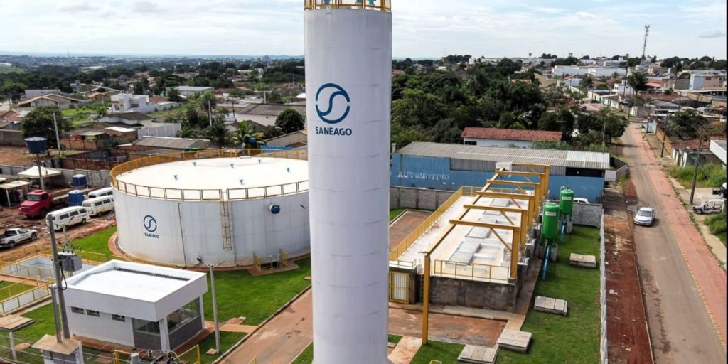 Unidade da Saneago em Aparecida de Goiânia. (Foto: Divulgação/Governo de Goiás)
