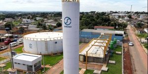 Unidade da Saneago em Aparecida de Goiânia. (Foto: Divulgação/Governo de Goiás) água